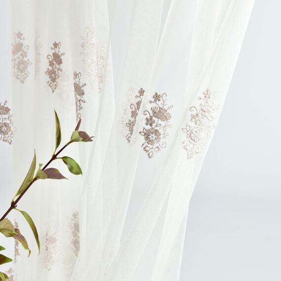 Тюль фатин з вишивкою Бейл V-vizon, фото 6 Тюль фатин з вишивкою Бейл V-vizon, фото 6