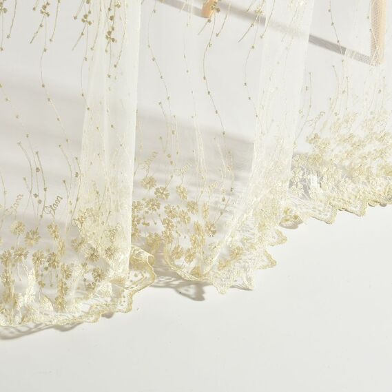 Тюль сетка с вышивкой Иванка V-toprak, фото 3 Тюль сетка с вышивкой Иванка V-toprak, фото 3