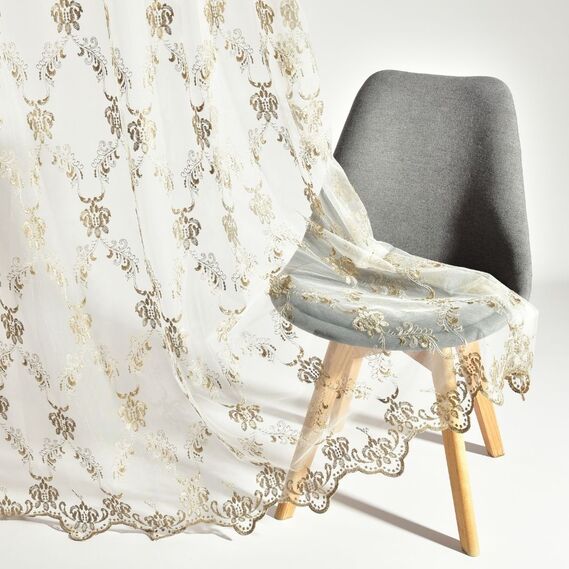 Тюль сетка с вышивкой Кабаре V-vizon, фото 8 Тюль сетка с вышивкой Кабаре V-vizon, фото 8