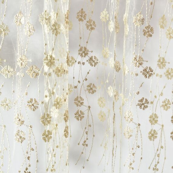 Тюль сітка з вишивкою Іванка V- tprk-vzn візон золото, фото 8 Тюль сітка з вишивкою Іванка V- tprk-vzn візон золото, фото 8