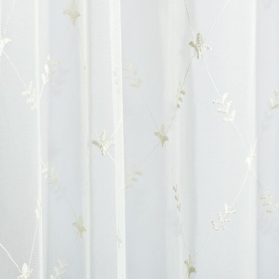 Тюль фатин с вышивкой Марсель V-1 візон, фото 7 Тюль фатин с вышивкой Марсель V-1 візон, фото 7