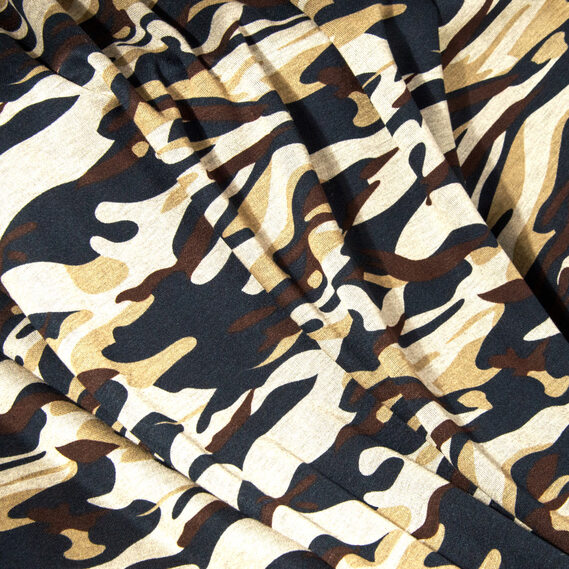 Ткань трикотаж вискоза Modal V-1 беж олива, фото 1