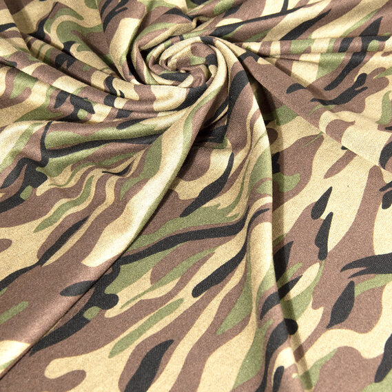 Fabric Knitwear Modal V-1 олива коричнева, фото 2