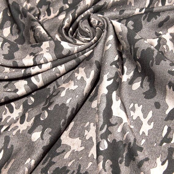 Ткань трикотаж вискоза Modal V-2 сірий, фото 2 Ткань трикотаж вискоза Modal V-2 сірий, фото 2