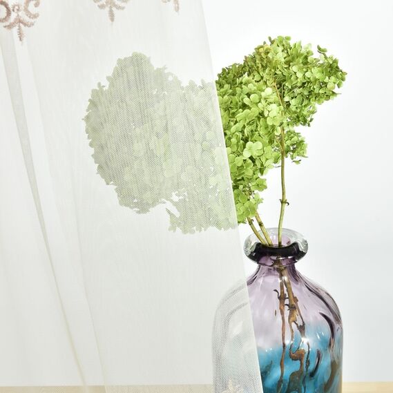 Тюль фатин з вишивкою Дайра V-pudra, фото 5 Тюль фатин з вишивкою Дайра V-pudra, фото 5