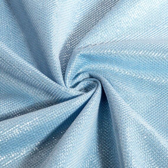 Трикотаж блиск Сенсація блакитний , фото 1