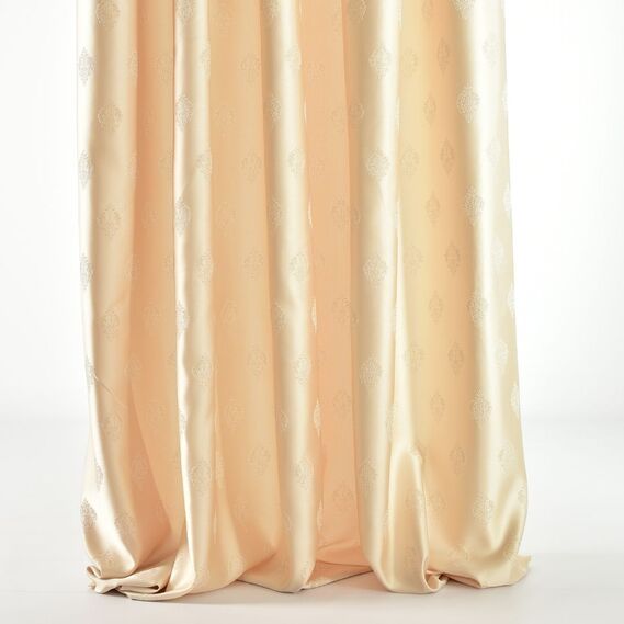 Ткань портьерная жаккардовая Вивьен V-101 крем, фото 1