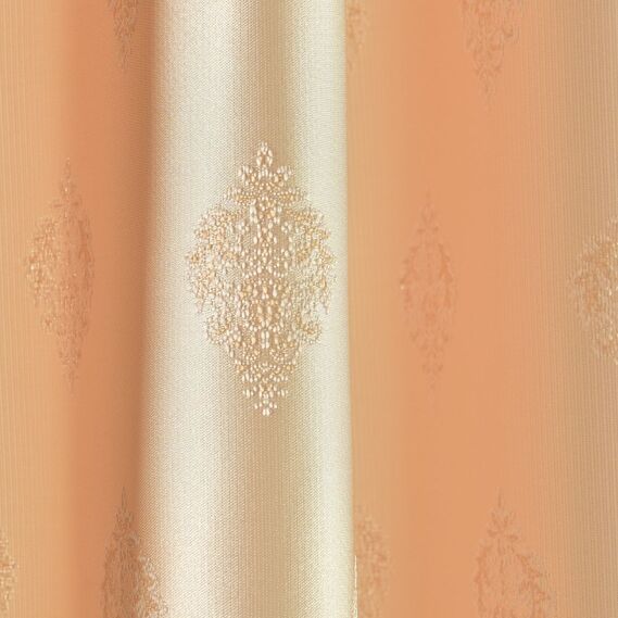 Ткань портьерная жаккардовая Вивьен V-101 крем, фото 6