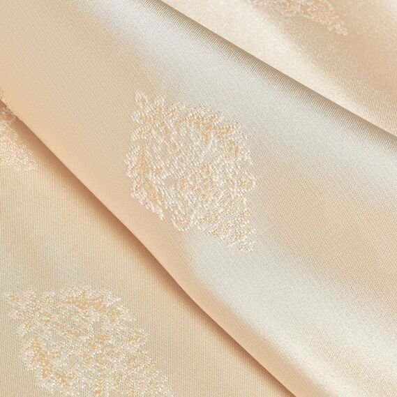 Ткань портьерная жаккардовая Вивьен V-101 крем, фото 7