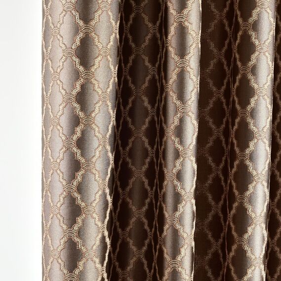 Тканина портьєрна жакардова Клавдія V-5301 візон, фото 1