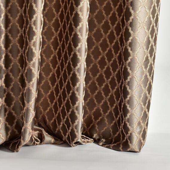 Тканина портьєрна жакардова Клавдія V-5301 візон, фото 2