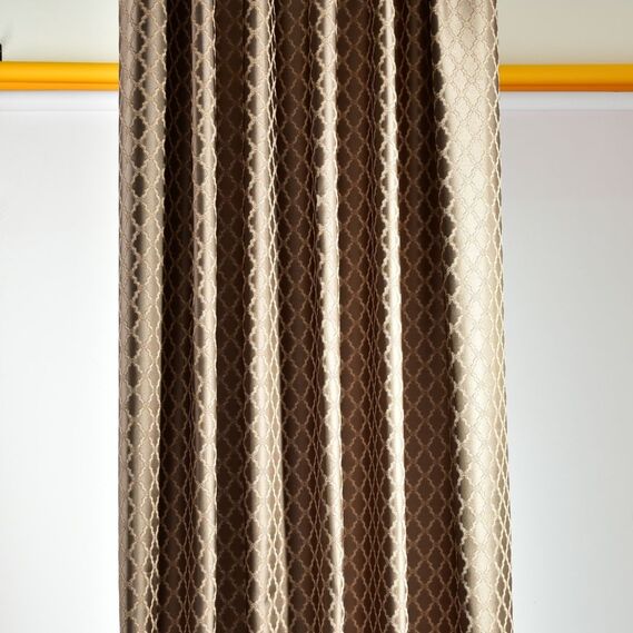 Тканина портьєрна жакардова Клавдія V-5301 візон, фото 3