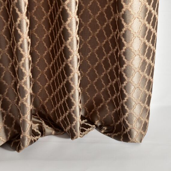 Тканина портьєрна жакардова Клавдія V-5301 візон, фото 4