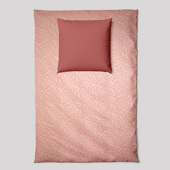 Calico fabric 2.4 Selonya V-23787/16 квіточки персик, фото 3