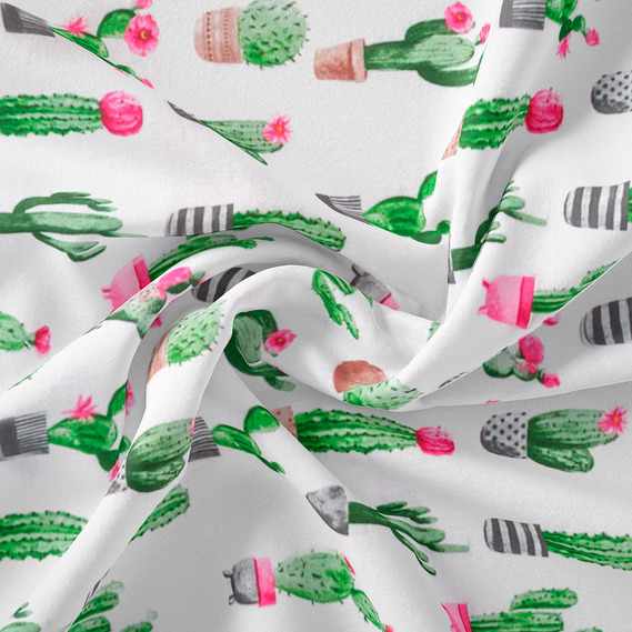 Тканина бязь ранфорс для постільної білизни 2,4 м V-24696/1 Кактуси зелені, фото 4 Тканина бязь ранфорс для постільної білизни 2,4 м V-24696/1 Кактуси зелені, фото 4