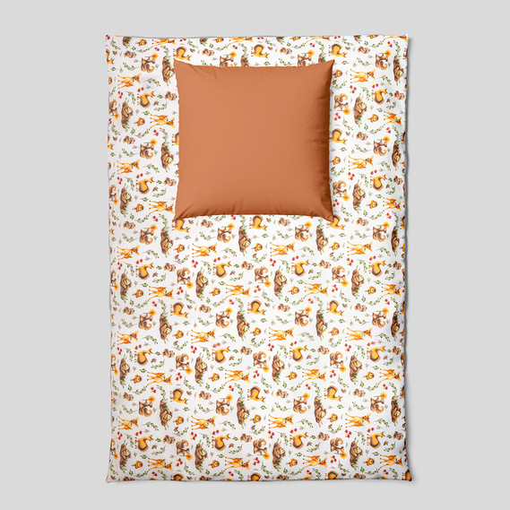 Тканина бязь ранфорс для постільної білизни 2,4 м V-24826/1 Зоосвято, фото 3