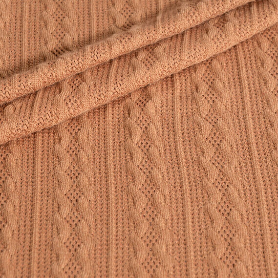 Тканина трикотаж Олівія арахіс, фото 2