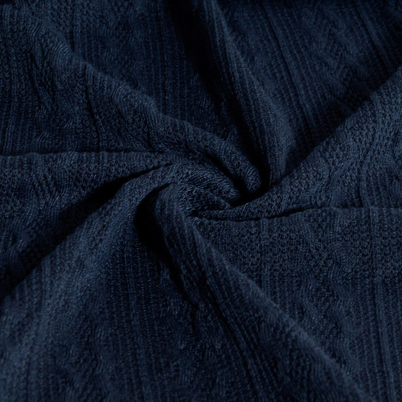 Тканина трикотаж Олівія темно синій, фото 1 Тканина трикотаж Олівія темно синій, фото 1