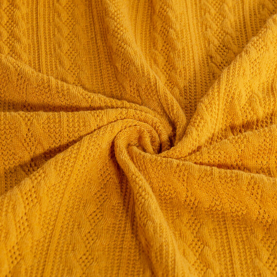 Тканина трикотаж Олівія гірчиця, фото 1 Тканина трикотаж Олівія гірчиця, фото 1