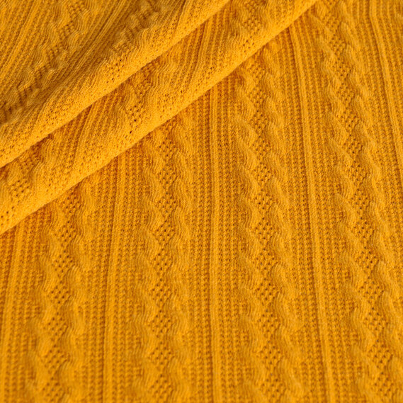 Тканина трикотаж Олівія гірчиця, фото 2 Тканина трикотаж Олівія гірчиця, фото 2