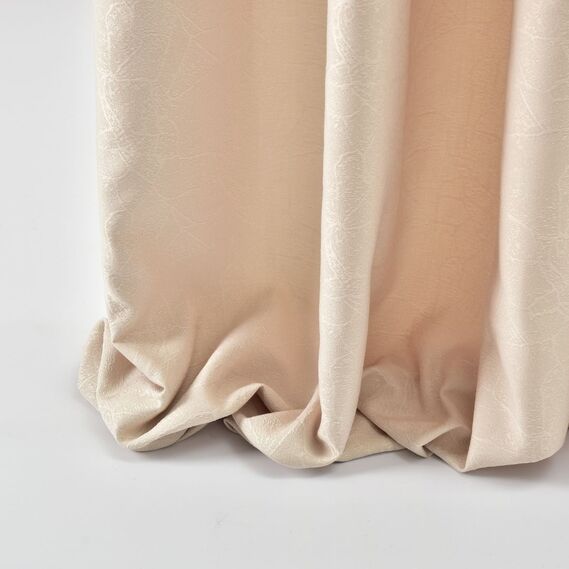 Тканина портьєрна жакардова Павутиння V-27121 вершки , фото 4