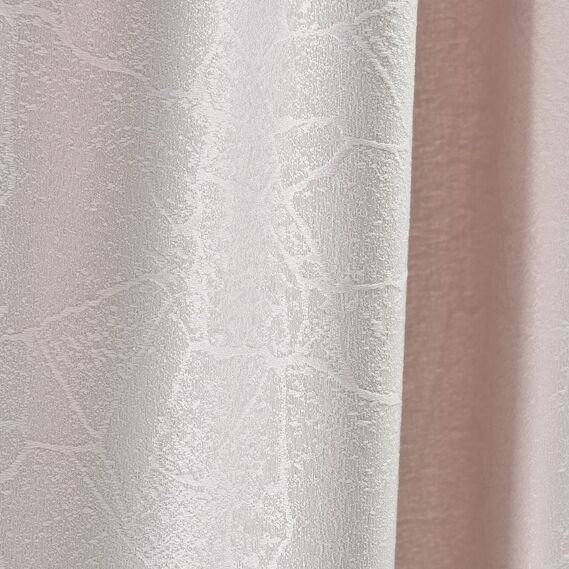 Тканина портьєрна жакардова Павутиння V-30475 сірий/беж, фото 4