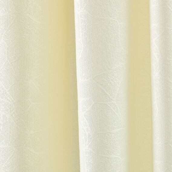 Тканина портьєрна жакардова Павутиння V-27120 біла, фото 4