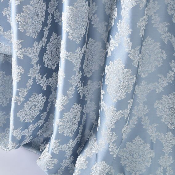 Тканина портьєрна жакардова Фіона V-1201 бірюза, фото 4