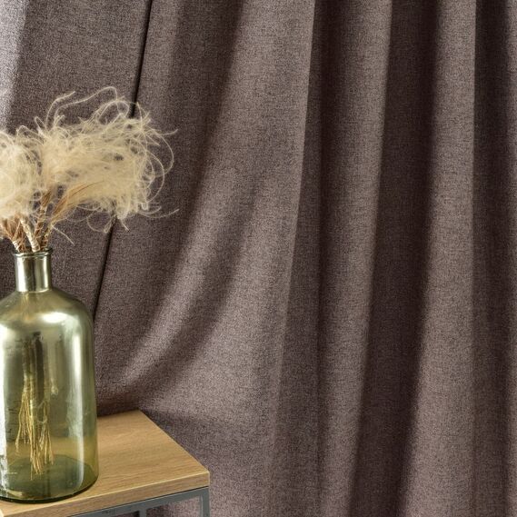 Тканина портьєрна жакардова Меланж буклє V-135 капучино, фото 3