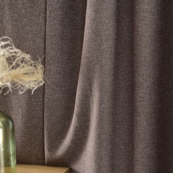 Тканина портьєрна жакардова Меланж буклє V-135 капучино, фото 5