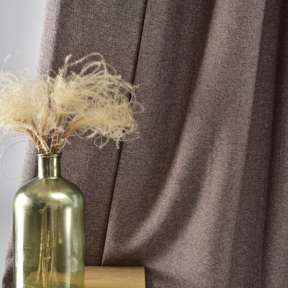 Тканина портьєрна жакардова Меланж буклє V-135 капучино, фото 6