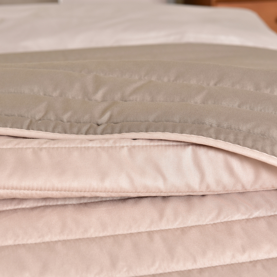 Bedspread Style ROYAL TM IDEIA 220х240 см сірий/беж, фото 7