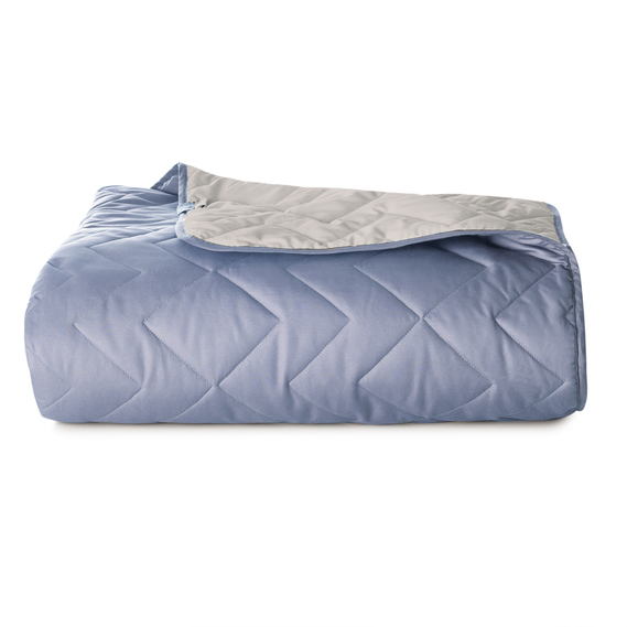 Blanket double-sided Іззі TM IDEIA 220x240 cm джинс/св.сірий, фото 8