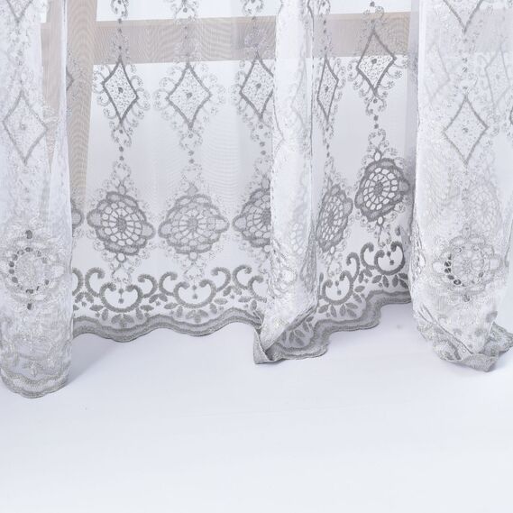 Тюль батист з вишивкою Голубіна V-gri, фото 7