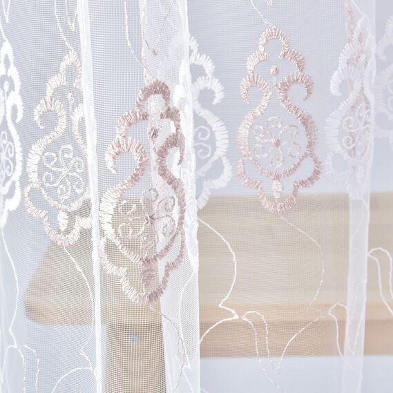 Тюль сетка с вышивкой Нурель V-pudra, фото 2 Тюль сетка с вышивкой Нурель V-pudra, фото 2