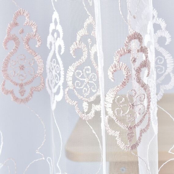 Тюль сетка с вышивкой Нурель V-pudra, фото 4 Тюль сетка с вышивкой Нурель V-pudra, фото 4