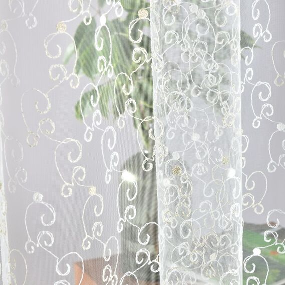 Тюль сетка с вышивкой Альмира V-altin, фото 5