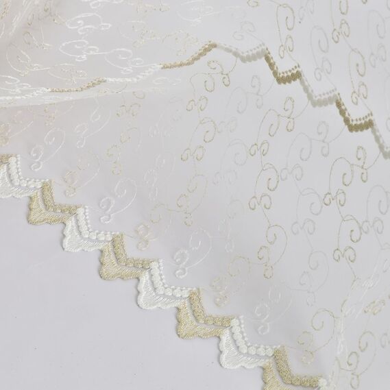 Тюль сетка с вышивкой Альмира V-altin, фото 7 Тюль сетка с вышивкой Альмира V-altin, фото 7