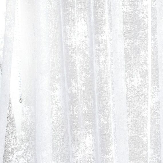 Тюль жаккард Шенил V-B0111 молоко, фото 3 Тюль жаккард Шенил V-B0111 молоко, фото 3