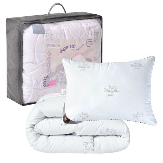 Set SUPER SOFT ТM PAPAELLA duvet 100х135 all season and pillow 40х60, фото 10 Set SUPER SOFT ТM PAPAELLA duvet 100х135 all season and pillow 40х60, фото 10