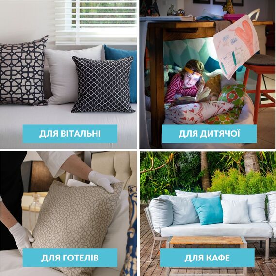 Inner pillow set 45х45 3 pcs, фото 6