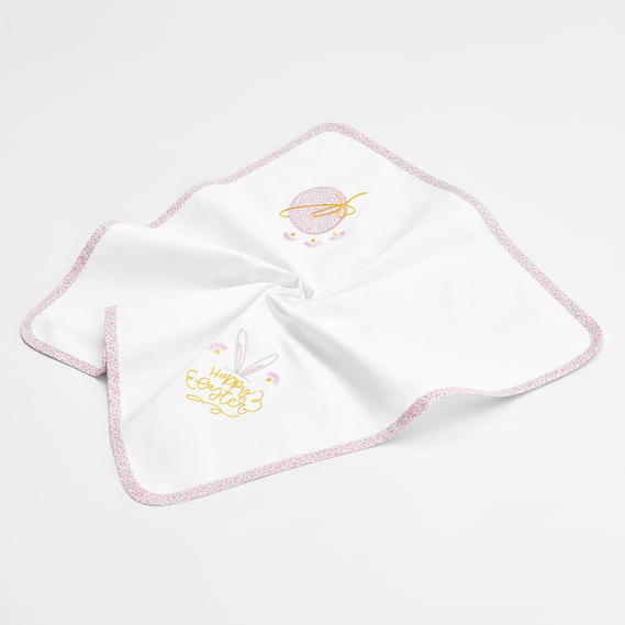 Наскатерник с вышивкой Happy Easter TM IDEIA 55х55 см, фото 1 Наскатерник с вышивкой Happy Easter TM IDEIA 55х55 см, фото 1