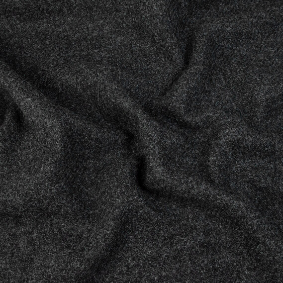 Тканина костюмна HW-3205 меланж кашемір темно сіра, фото 3