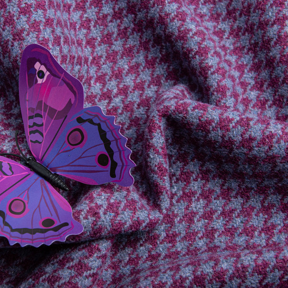 Suit fabric HW-3243 Foot мерло сірий, фото 3