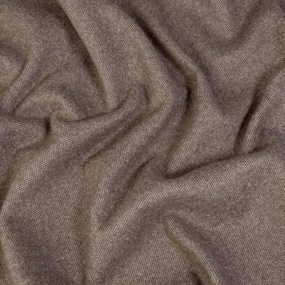 Ткаина костюмна однотонна Альберта коричнева, фото 3