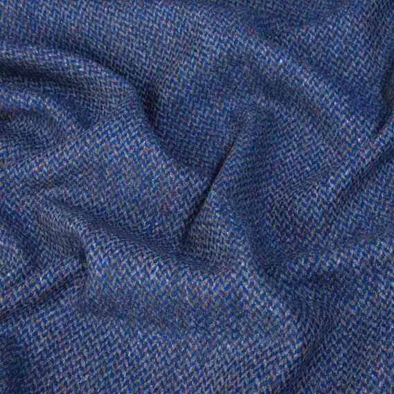 Тканина пальтова Ялинка синя, фото 3