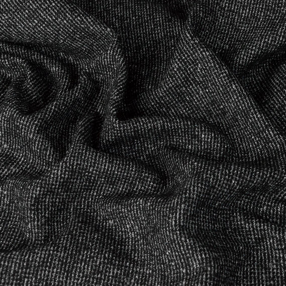 Тканина костюмна Турін чорна, фото 3 Тканина костюмна Турін чорна, фото 3