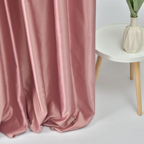 Тканина портьєрна однотонна Micro saten V-154 пудра, фото 4