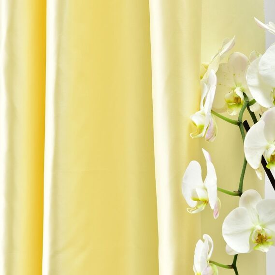 Ткань портьерная однотонная Micro saten V-122 крем, фото 3