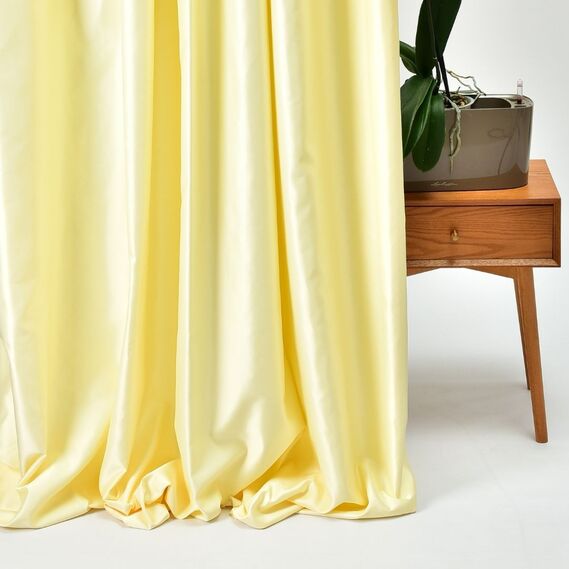 Ткань портьерная однотонная Micro saten V-122 крем, фото 6